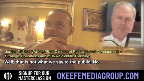 NEW VIDEO: OMG James O'Keefe QUESTIONS PFIZER