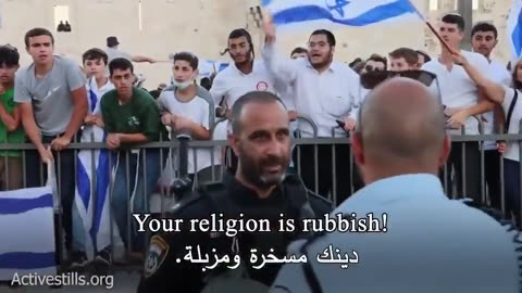 True face of Zionists. You’ll never see racism like this again.