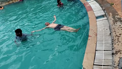 Yoga on water