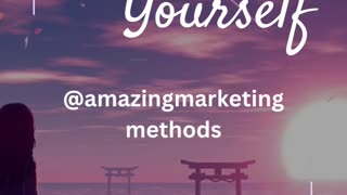 ⭐ BE GOOD TO YOURSELF AND TRUST YOURSELF ✅ COMING TO YOU ONLY FROM @amazingmarketingmethods ❤️