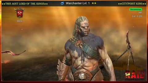 Raid Shadow Legends - Warchanter - Classic Skin