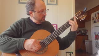 J S Bach Bouree from Lute Suite 1 in E minor