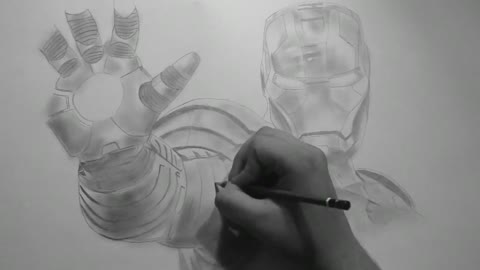 Iron Man Speed Drawing