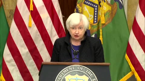 Treasury Secretary Janet Yellen Holds News Conference at IMF, World Bank Meetings - April 11, 2023