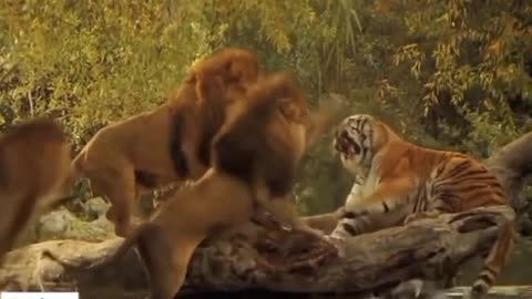 Lions vs Tiger.