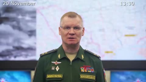 November 20 2022: Russian Defense Ministry Briefing