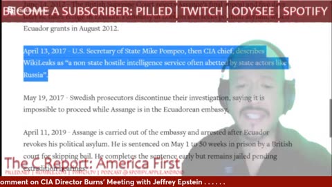 Mike Pompeo Viewed Assange & Wikileaks as "Hostile Intelligence Service"