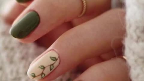 10 creative Simple fall nail art designs