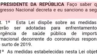 Jair Bolsonaro Lei 13.979