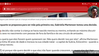 Matéria da BBC que diz: "As crianças que estão sendo criadas sem gênero." - Opinião