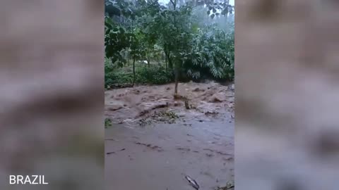 Brazil ready to finish😱! Heavy rains Destroyed Many Houses! Brazil floods 2022