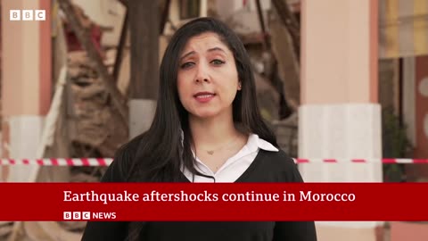 How many aftershocks have there been since the Morocco earthquake?watch BBC report