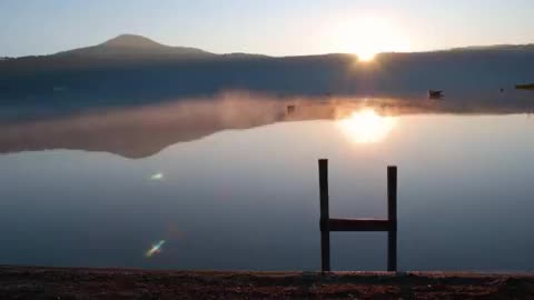 Dawn on Lake Albano, Rome, Lazio, Italy