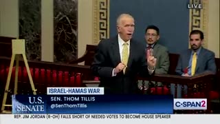 Thom Tillis blames Rashida Tlaib for riots across the Middle East