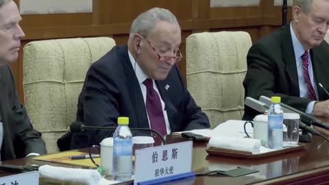 Senator Schumer Confronts China on Israel-Hamas Statement