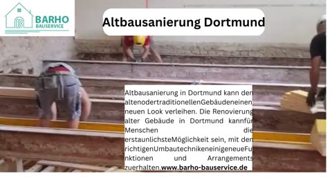 Altbausanierung Dortmund