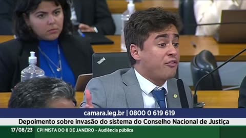 Recortes - Deputado Nikolas Ferreira revela a verdadeira identidade e intenção do hacker na CPMI.