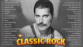 Classic Rock Songs 70s 80s 90s Full Album - Queen, Eagles, Pink Floyd, Def Leppard, Bon Jovi, ACDC