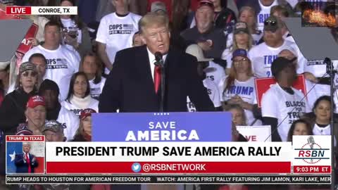 President Donald Trump Rally Conroe, TX