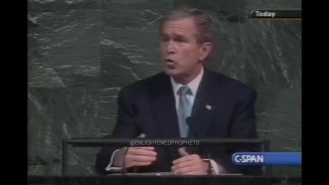 George Bush - 'Let Us Never Tolerate Outrageous Conspiracy Theories'