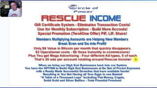 Rescue Income Webinar Information