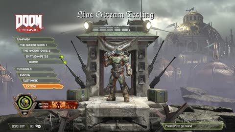 Live Stream Testing – Doom Eternal