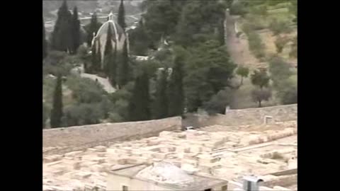 SVETA ZEMLJA, JERUSALIM pogled sa Maslinove Gore. THE HOLY LAND, view from the Mount of Olives.