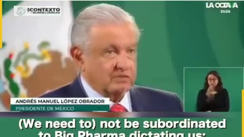 Mexico's President Fires back at Big Pharma