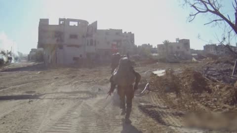 The IDF publishes new footage of the Commando Brigade's Maglan unit operating in southern Gaza