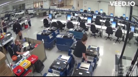 Maricopa election officials illegally breaking into sealed election machines after they were tested