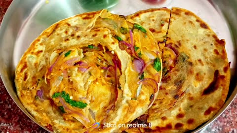 lachha paratha recipe with wheat flour | how to make layered paratha at home | lachcha paratha