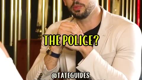 Andrew Tate never talks to the police