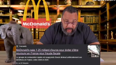 Dieudonné - grosse amende pour McDonald's 🍟🍔 bouffe de 💩 pour tous