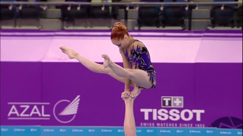 Women's Group All-Around Final - Acrobatic Gymnastics - Baku 2015 European Games_2