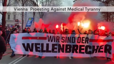 Vienna Protesting Against Medical Tyranny