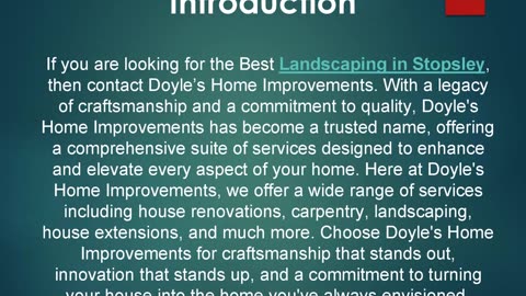 Best Landscaping in Stopsley