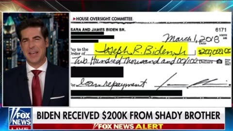 Biden received $200k check from Shady brother Jimmy the chin