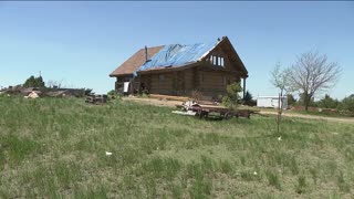 Morgan County couple in their 80s cleaning up damage after tornado hits their home