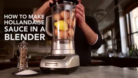 Ask the Test Kitchen How to Make Hollandaise Sauce in a Blender