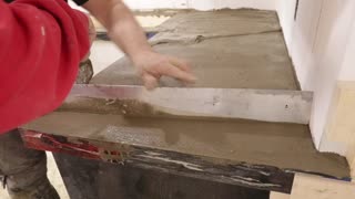 Concrete Countertop Prep and install