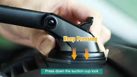 LOTUNY Universal Phone Mount for Car, [Powerful Suction] Hands-Free Cell Phone Holder Car,