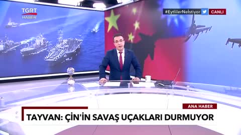 Çin'in Savaş Uçakları ve Gemileri Yeniden Tayvan Çevresinde - TGRT Ana Haber