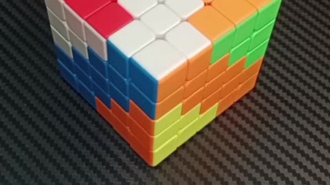 Central Stairs Pattern 5x5 Rubik's Cube
