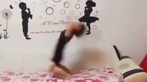 Six Year Old Successfully Performs Over 80 Backflips in a Row