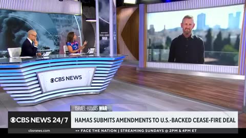 Hezbollah, Israel exchange rockets on Lebanon border; Hamas submits cease CBS News