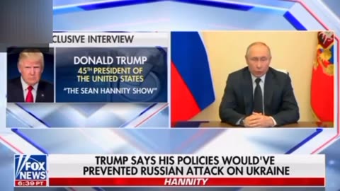 Trump: "Putin is going for the whole enchilada [in Ukraine], they're going for the whole thing