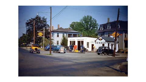 Service Stations and Cars of the 50s