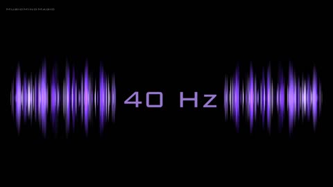 Gamma Brainwave Meditation, 40Hz Frequency,