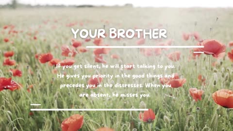 Your brother