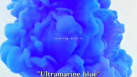 IN ANCIENT TIMES THIS ULTRA MARINE BLUE NATURAL PIGMENT WAS MORE EXPENSIVE THAN GOLD